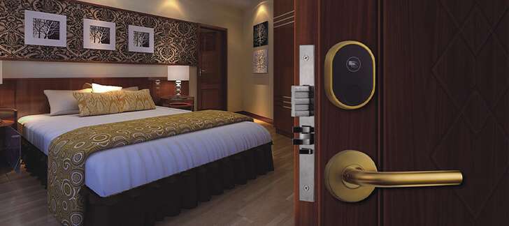 How to install hotel door lock?