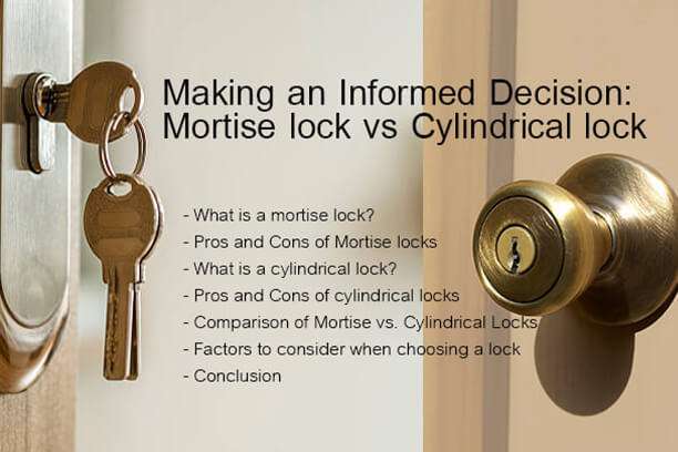 mortise lock vs cylindrical lock mortise lock vs cylindrical lock