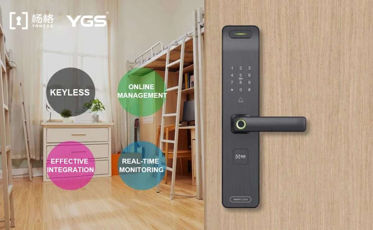 commercial electronic door lock system 10 -Scene - Campus dormitory commercial electronic door lock system 10