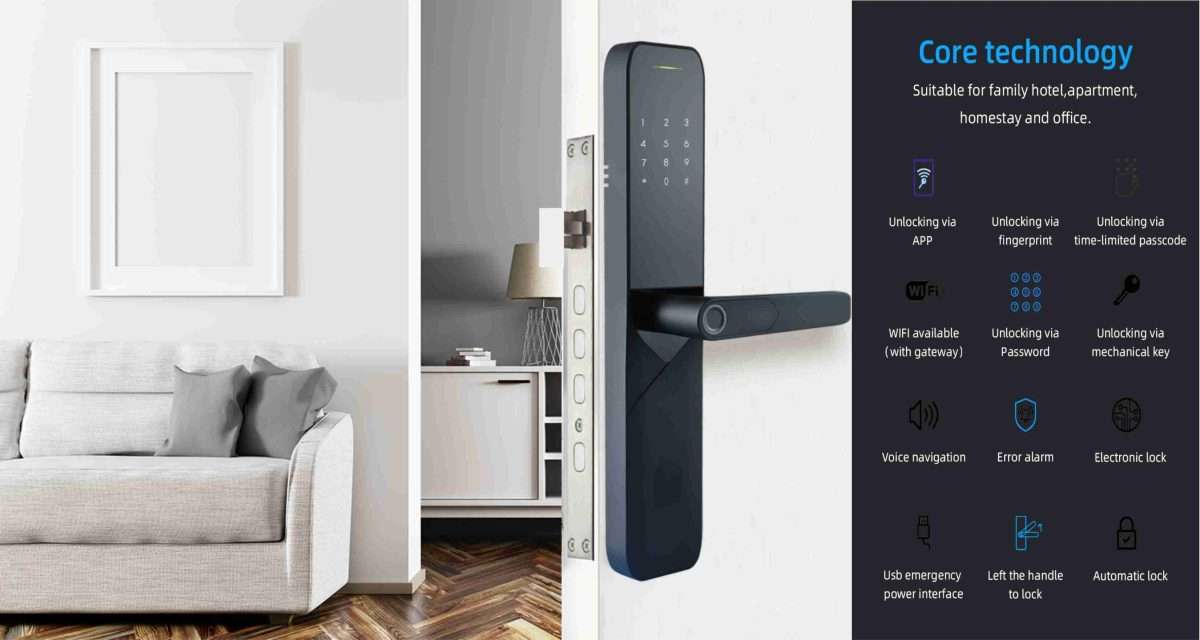 smart door lock-wifi smart door lock